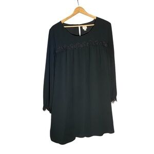 A New Day Black Long Sleeve Dress Size XXL